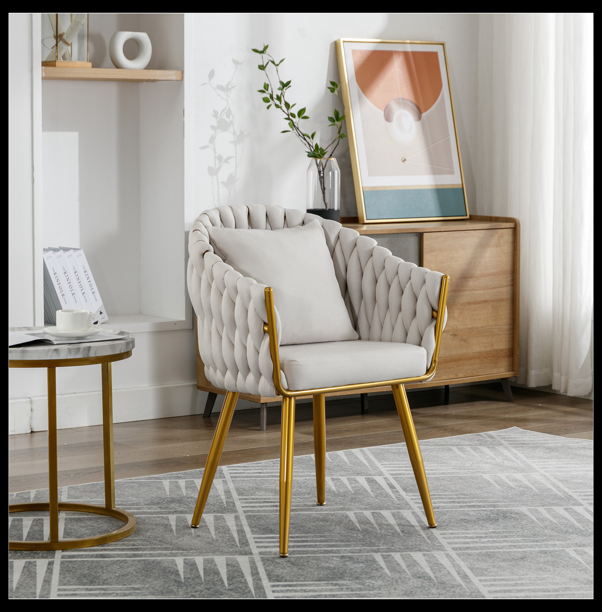 Mercer41 Katishia Upholstered Barrel Chair | Wayfair