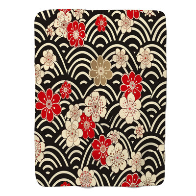 Classic Japanese Designs - 1 Piece Premium Blanket