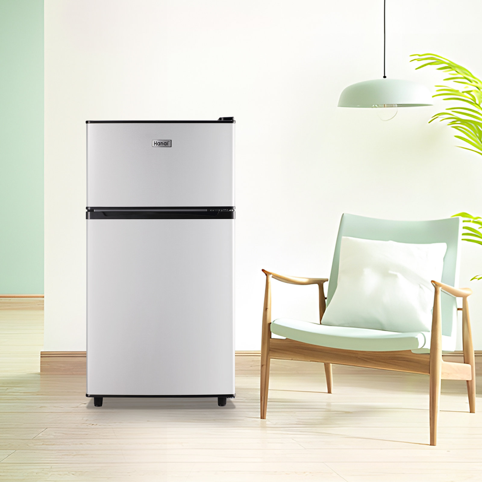 WANAI Coolife Preserving Portfolio 3.5 Cubic Feet Freestanding Mini Fridge with Freezer | Fridge.com