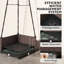 Outsunny Raised Bed for Garden with Trellis Self Watering 40 x 40 x 175 cm