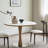 Nordic style modern simple round table sets