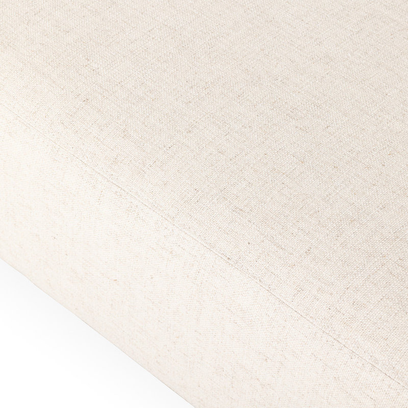 Kirby Accent Bench, Alcala Cream Polyester Blend