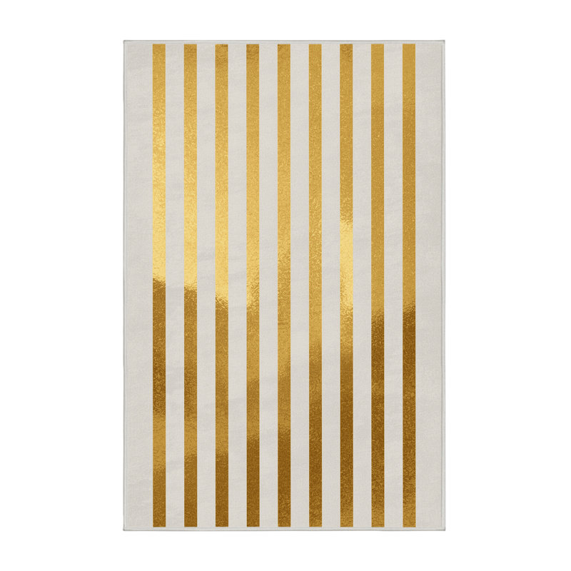 Soft Plush Fiorentino New Years Modern & Contemporary Abstract Area Rug in Gray – White Binding, 8x10