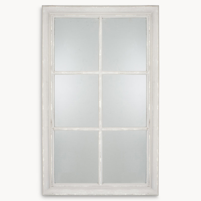 Bowes Wood Flat Wall Mirror