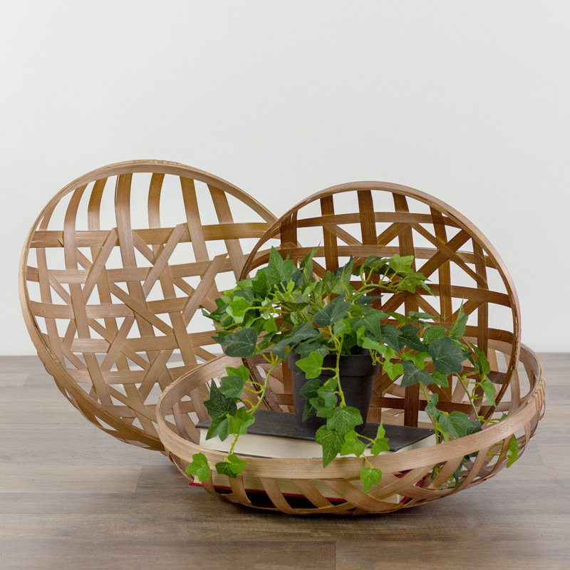 Paniers de table tabac, Brun