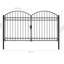 Parthenon Black Metal Gate-1827323718