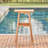 Honey Eucalyptus Wooden Outdoor Dining Stool
