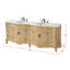 Meuble-lavabo double 84 po beige antique-1154615538