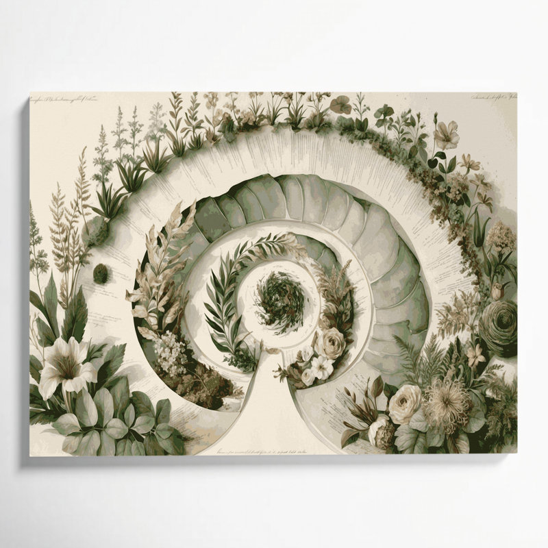 Art mural sur toile Botanical Victorian, H 11 po x l 14 po