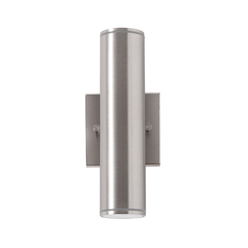 Geddies LED Wall Light, Satin Nickel