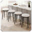 Ensemble de 4 tabourets de comptoir modernes-121321847