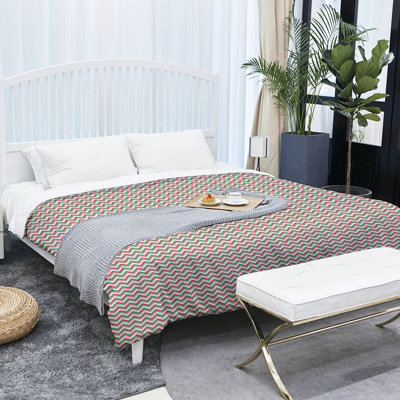 Polyester Baffle Box Stitch Comforter