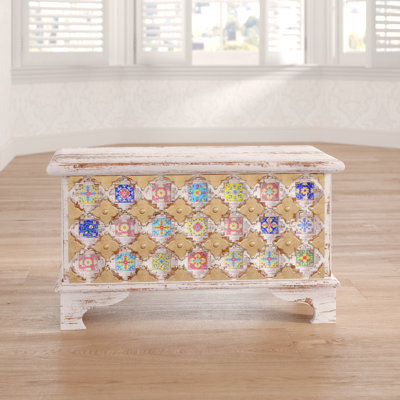 Daisie Solid Wood Accent Trunk