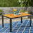 Modern Table With Iron Legs - Stain- Finish Dining Surface