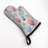 Ocean Shell Beauty Oven Mitt Cotton Twill