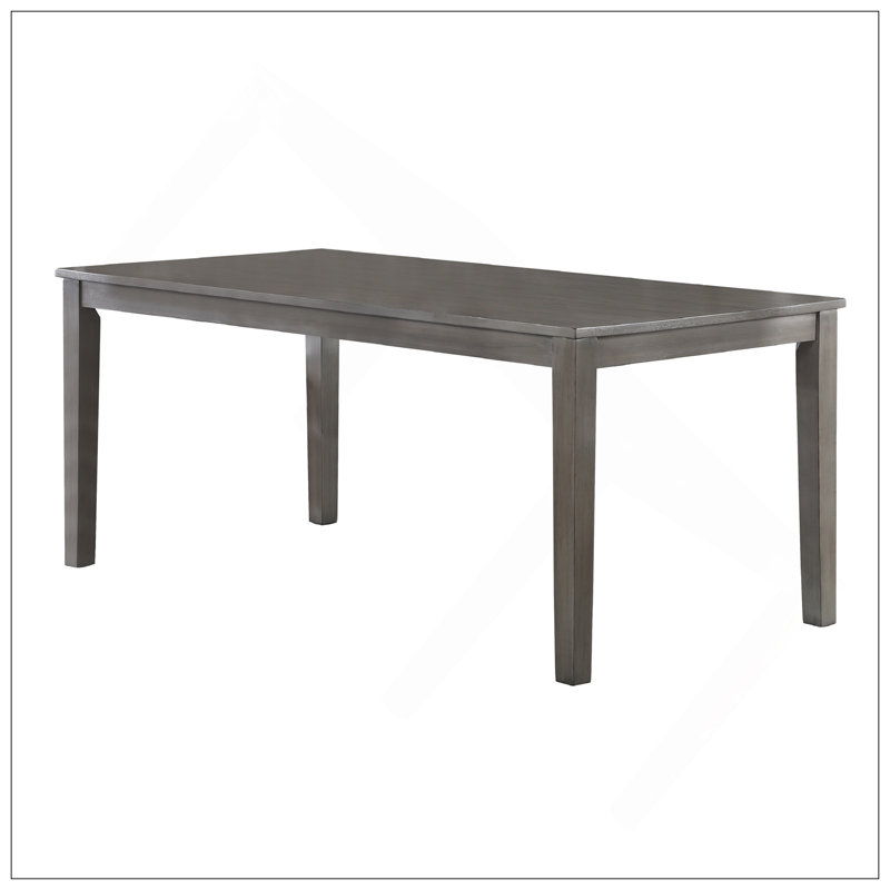 Table de salle à manger contemporaine 1Pc, Noir / brun