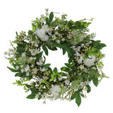 Faux Pine Polyester 24'' Wreath