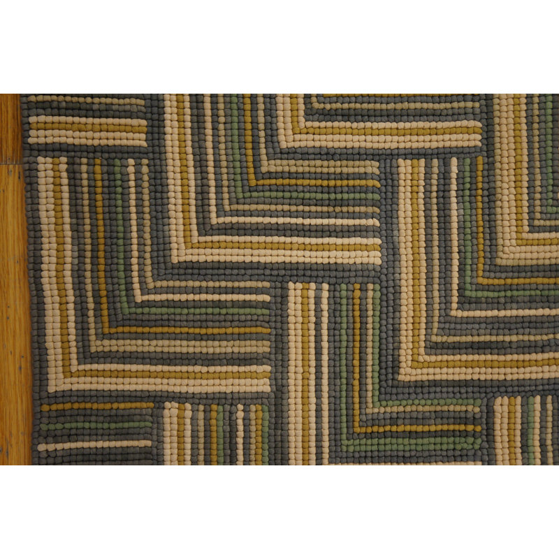Wool Geometric Indoor Rug
