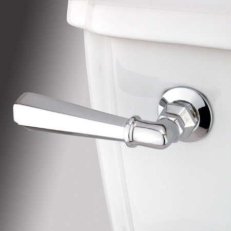 Decorative Hex Tank Lever Arm, Polished Chrome