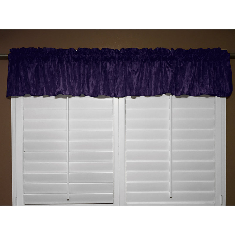 Shivonni Tailored Window Valance, Plum, 54" W x 24" L