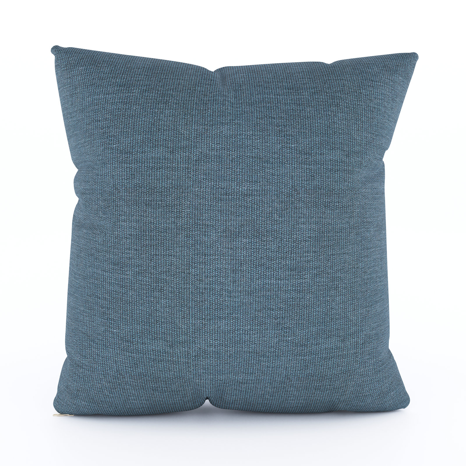 Indoor/Outdoor Throw Pillow, Square 16", Spectrum Denim Sunbrella® Plainweave