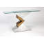 62.5'' W Glass Console Table