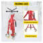 Heavy Duty Adjustable Pipe Jack Stand with Casters - V-Head Steel Support for Plumbing & Construction