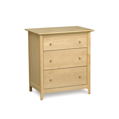 Sarah Solid Wood 33.75'' W 3 - Drawer Dresser
