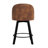 26" Swivel Upholstered Counter Stool With Backrest -1573379837