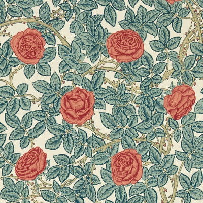 Rambling Rose 10.05m x 52cm Matte Wallpaper Roll