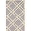 Tapis gris / ivoire en laine touffeté à la main Deedgra-225422028