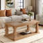 Tables basses rustiques avec rangement, table de ferme en bois massif-564725695