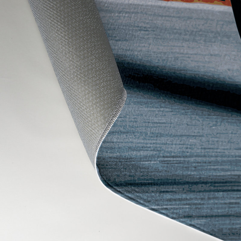 Tapis intérieur et extérieur gris Transport, Rectangle 5 pi x 7 pi