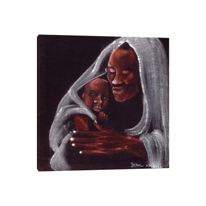 Father And Son by Ikahl Beckford - Wrapped Canvas Print, 45.72 cm H x 45.72 cm W