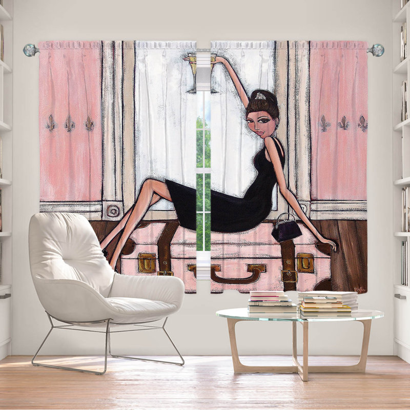 Delaughter Room Darkening Curtains / Drapes Pair, 40" W x 52" L