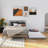 Solid Wood Platform Bed-206897570