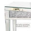 Athar 120cm Glass Console Table