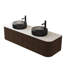 Meuble-lavabo mural 60 po avec lavabo Dina
