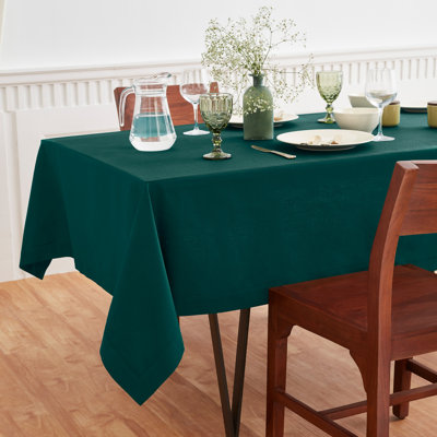 Dru Cotton Linen Plain Tablecloth