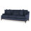 Dapper Boucle and Velvet Sofa