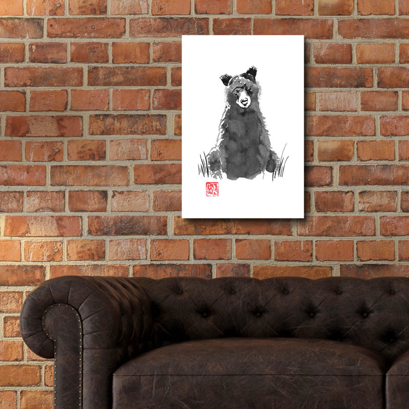 «Bear» par Pechane, H 24 po x l 16 po x P 0,2 po