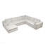 Canapé modulaire 137,8 * 108,3 po, canapé rembourré et compressé pour salon, chambre à coucher, appartement, sans assemblage requis, combinaison libre 7PC