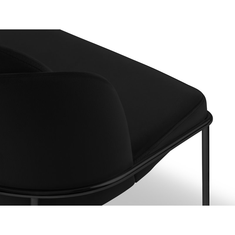 Alcie Upholstered Dining Chair, Black