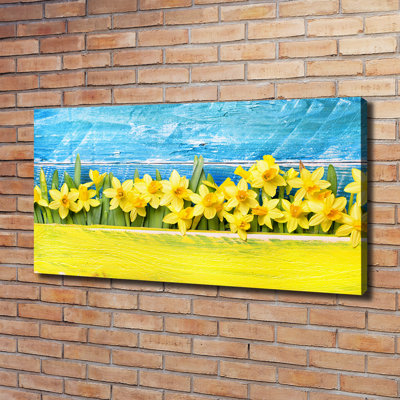 Daffodils - No Frame Print on Canvas