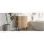 Meuble-lavabo en bois 21,6 po, armoire combinée, meuble de rangement pour salle de bain, lavabo simple en céramique, rangement à gauche-1899905269
