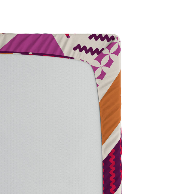 Microfiber Chevron Fitted Sheet, Full Fitted Sheet