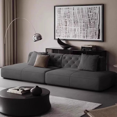 French Minimalist Small Apartment Sofa
