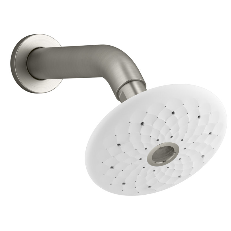Exhale B120 Multi Function Adjustable Shower Head, Vibrant Brushed Nickel, 2.0 GPM