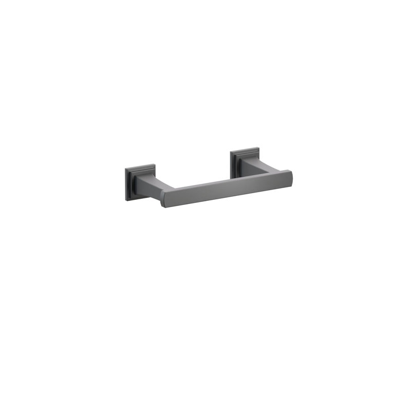 Wall Mounted Toilet Paper Holder, Flat Black