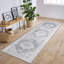 Nathalya Oriental Performance Machine Washable Non Slip Neutral Gray Indoor Area Rug-1530772108